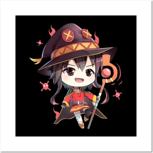 Konosuba Cute Chibi Megumin ! Posters and Art